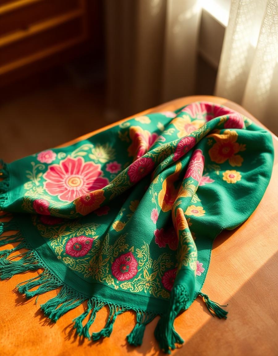 Emerald Kani Stole